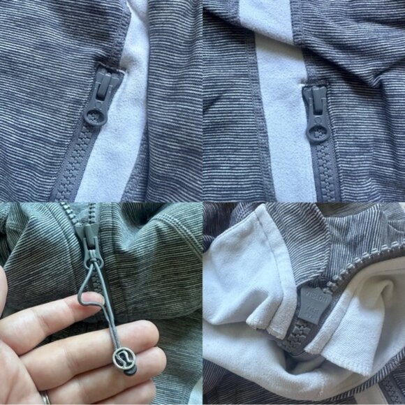 Lululemon | "Wee Are From Space Coal Fossil / White" Define Jacket | Size 12 - Picture 4 of 11